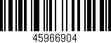 Código de barras (EAN, GTIN, SKU, ISBN): '45966904'