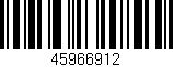 Código de barras (EAN, GTIN, SKU, ISBN): '45966912'