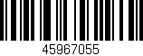 Código de barras (EAN, GTIN, SKU, ISBN): '45967055'