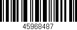 Código de barras (EAN, GTIN, SKU, ISBN): '45968487'