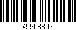 Código de barras (EAN, GTIN, SKU, ISBN): '45968803'