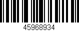 Código de barras (EAN, GTIN, SKU, ISBN): '45968934'