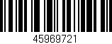 Código de barras (EAN, GTIN, SKU, ISBN): '45969721'