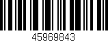 Código de barras (EAN, GTIN, SKU, ISBN): '45969843'