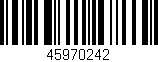 Código de barras (EAN, GTIN, SKU, ISBN): '45970242'
