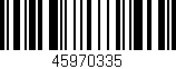 Código de barras (EAN, GTIN, SKU, ISBN): '45970335'