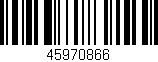 Código de barras (EAN, GTIN, SKU, ISBN): '45970866'