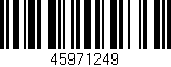 Código de barras (EAN, GTIN, SKU, ISBN): '45971249'