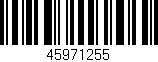 Código de barras (EAN, GTIN, SKU, ISBN): '45971255'