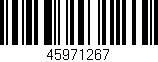 Código de barras (EAN, GTIN, SKU, ISBN): '45971267'