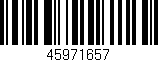Código de barras (EAN, GTIN, SKU, ISBN): '45971657'