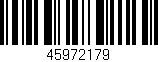 Código de barras (EAN, GTIN, SKU, ISBN): '45972179'
