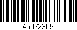 Código de barras (EAN, GTIN, SKU, ISBN): '45972369'