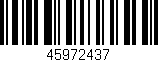 Código de barras (EAN, GTIN, SKU, ISBN): '45972437'