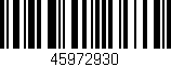 Código de barras (EAN, GTIN, SKU, ISBN): '45972930'
