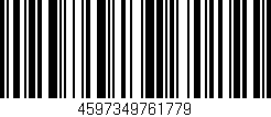 Código de barras (EAN, GTIN, SKU, ISBN): '4597349761779'