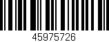 Código de barras (EAN, GTIN, SKU, ISBN): '45975726'