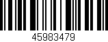 Código de barras (EAN, GTIN, SKU, ISBN): '45983479'