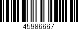 Código de barras (EAN, GTIN, SKU, ISBN): '45986667'