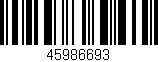 Código de barras (EAN, GTIN, SKU, ISBN): '45986693'
