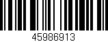 Código de barras (EAN, GTIN, SKU, ISBN): '45986913'