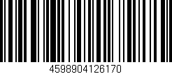 Código de barras (EAN, GTIN, SKU, ISBN): '4598904126170'