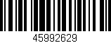Código de barras (EAN, GTIN, SKU, ISBN): '45992629'