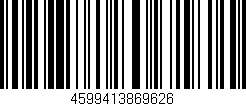 Código de barras (EAN, GTIN, SKU, ISBN): '4599413869626'
