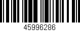 Código de barras (EAN, GTIN, SKU, ISBN): '45996286'