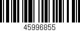 Código de barras (EAN, GTIN, SKU, ISBN): '45996855'