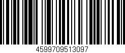 Código de barras (EAN, GTIN, SKU, ISBN): '4599709513097'