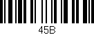 Código de barras (EAN, GTIN, SKU, ISBN): '45B'