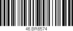 Código de barras (EAN, GTIN, SKU, ISBN): '46.BR6574'