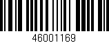 Código de barras (EAN, GTIN, SKU, ISBN): '46001169'