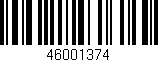 Código de barras (EAN, GTIN, SKU, ISBN): '46001374'