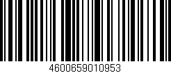 Código de barras (EAN, GTIN, SKU, ISBN): '4600659010953'