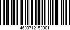 Código de barras (EAN, GTIN, SKU, ISBN): '4600712159001'