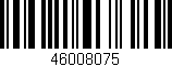Código de barras (EAN, GTIN, SKU, ISBN): '46008075'