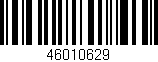 Código de barras (EAN, GTIN, SKU, ISBN): '46010629'