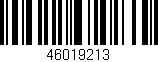 Código de barras (EAN, GTIN, SKU, ISBN): '46019213'