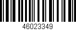 Código de barras (EAN, GTIN, SKU, ISBN): '46023349'