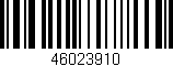 Código de barras (EAN, GTIN, SKU, ISBN): '46023910'