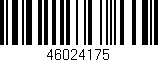 Código de barras (EAN, GTIN, SKU, ISBN): '46024175'