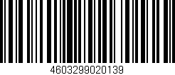 Código de barras (EAN, GTIN, SKU, ISBN): '4603299020139'