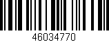 Código de barras (EAN, GTIN, SKU, ISBN): '46034770'