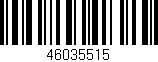 Código de barras (EAN, GTIN, SKU, ISBN): '46035515'