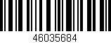 Código de barras (EAN, GTIN, SKU, ISBN): '46035684'