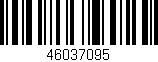 Código de barras (EAN, GTIN, SKU, ISBN): '46037095'