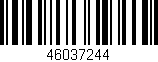 Código de barras (EAN, GTIN, SKU, ISBN): '46037244'