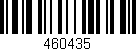 Código de barras (EAN, GTIN, SKU, ISBN): '460435'